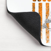 Skeleton Baseball Player Fan Skeleton Halloween Ba Muismat (Hoek)