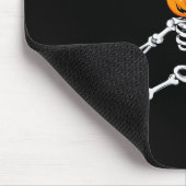 Skeleton Basketball Halloween Pumpkin Slam Dunk Muismat (Hoek)