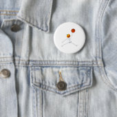 Skeleton Basketball Halloween Pumpkin Slam Dunk Ronde Button 5,7 Cm (In situ)