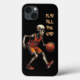 Skeleton Basketbalspeler Tot Het Einde Case-Mate iPhone Case