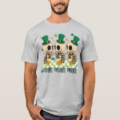 Skeleton Beer St. Patrick's Day, Drink Drink Drink T-shirt (Voorkant)