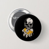 Skeleton Biljart LL Snooker Pool Biljart Speler Ronde Button 5,7 Cm (Voorkant /achterkant)