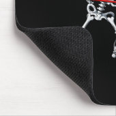 Skeleton Biljart Pool Snooker Halloween Muismat (Hoek)