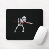 Skeleton Biljart Pool Snooker Halloween Muismat (Met muis)
