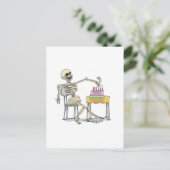 sKeLeToN BiRtHdAy CaKe Briefkaart (Staand voorkant)