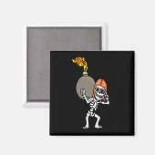 Skeleton Bomber Magnet (Voorkant / Achterkant)