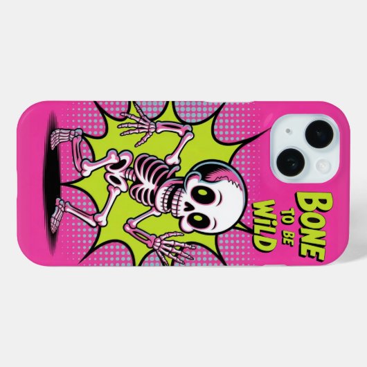 Skeleton Bone To Be Wild iPhone / iPad Case (Achterkant (horizontaal))