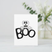 Skeleton Boo Tshirts en Gifts Briefkaart (Staand voorkant)