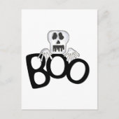 Skeleton Boo Tshirts en Gifts Briefkaart (Voorkant)