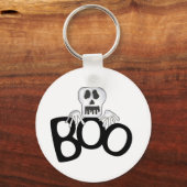 Skeleton Boo Tshirts en Gifts Sleutelhanger (Voorkant)