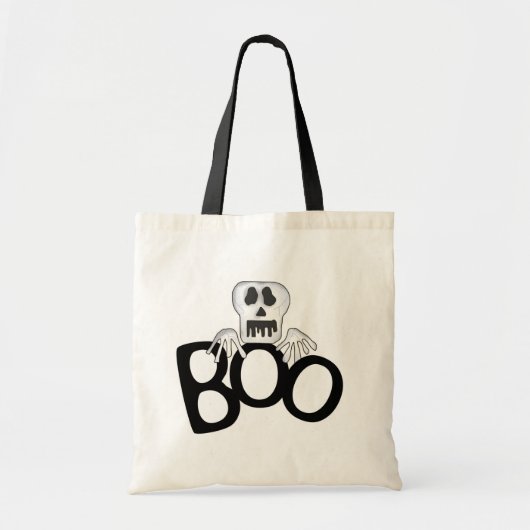 Skeleton Boo Tshirts en Gifts Tote Bag (Voorkant)