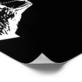 Skeleton Boop Beer Funny Halloween Girl Mannen Vro Poster (Hoek)