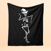 Skeleton Botten Halloween Decor Fleece Deken