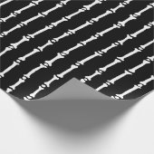 Skeleton Botten Jail Cadeaupapier (Hoek)