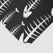 Skeleton Botten Vist Humor Tissuepapier (Detail)