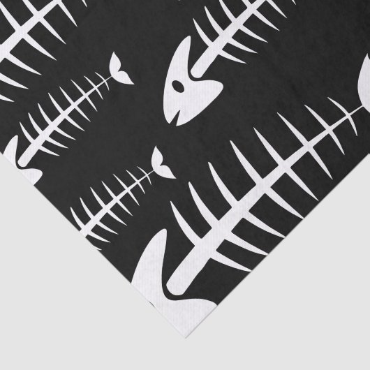 Skeleton Botten Vist Humor Tissuepapier (Detail)