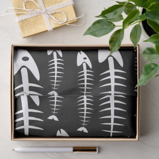 Skeleton Botten Vist Humor Tissuepapier (Geschenk)