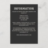 Skeleton Botten Wedding Enclosure Kaart (Voorkant)