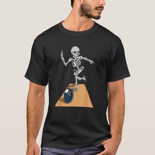 Skeleton Bowling Shirt Bowler Ha (Voorkant)