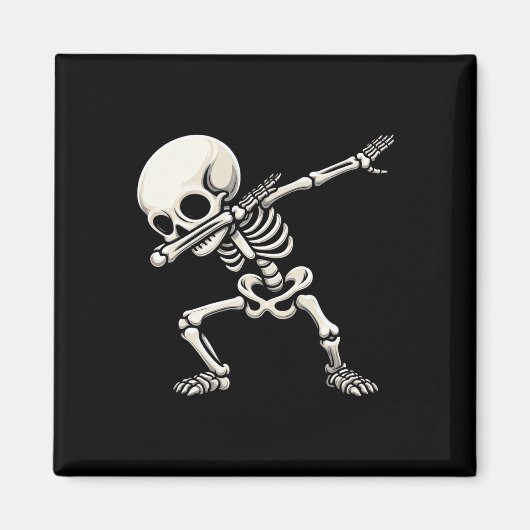 Skeleton Boys Kinder Mannen Grappig Halloween Magneet (Voorkant)