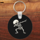 Skeleton Boys Kinder Mannen Grappig Halloween Sleutelhanger (Voorkant)
