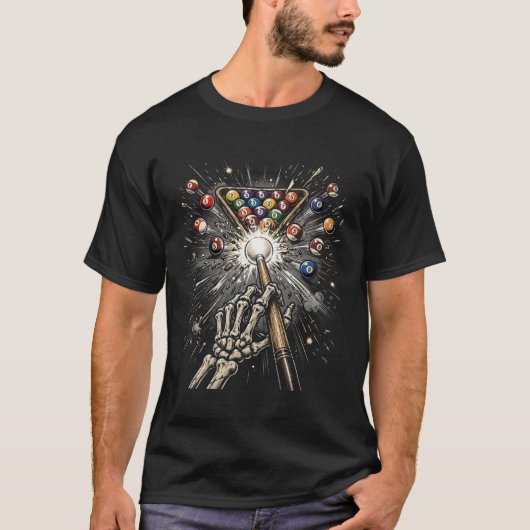 Skeleton Break — Exploderende Rack T-Shirt (Voorkant)