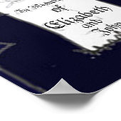 Skeleton Bride en Groom Poster (Hoek)