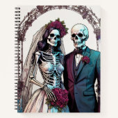 Skeleton Bride & Groom Notitieboek (Voorkant)