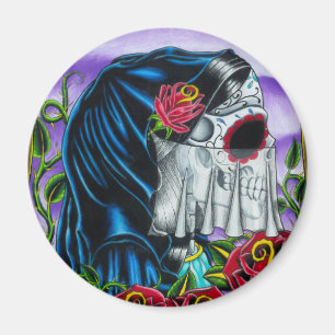 Skeleton Bride Magneet
