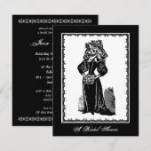 Skeleton Bride (Vrijgezellenfeest) - Uitnodiging (Voorkant / Achterkant)