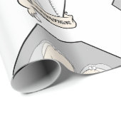 Skeleton Brides Cadeaupapier (Rol Hoek)