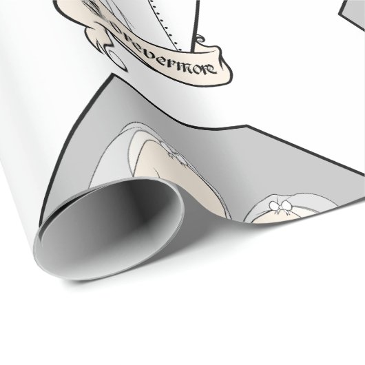 Skeleton Brides Cadeaupapier (Rol Hoek)