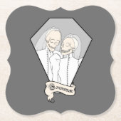 Skeleton Brides Kartonnen Onderzetters (Voorkant)