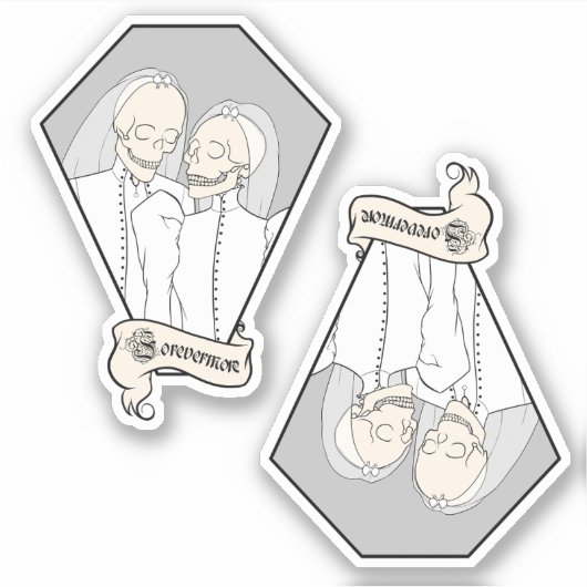 Skeleton Brides Sticker (Voorkant)