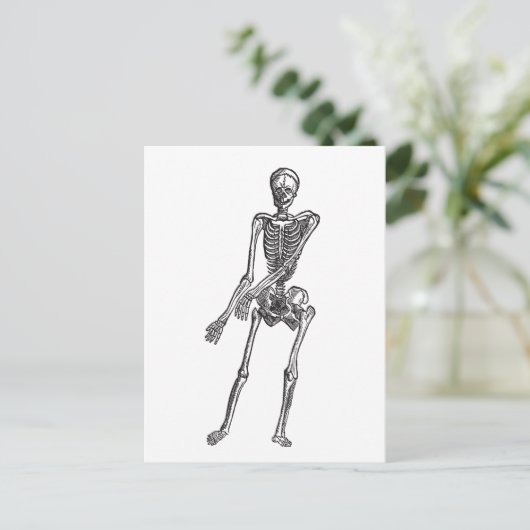 Skeleton Briefkaart (Staand voorkant)