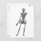 Skeleton Briefkaart (Voorkant / Achterkant)