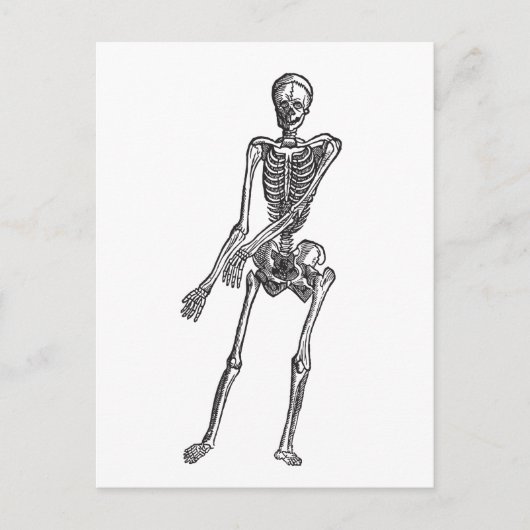 Skeleton Briefkaart (Voorkant)