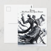 Skeleton Briefkaart (Voorkant / Achterkant)