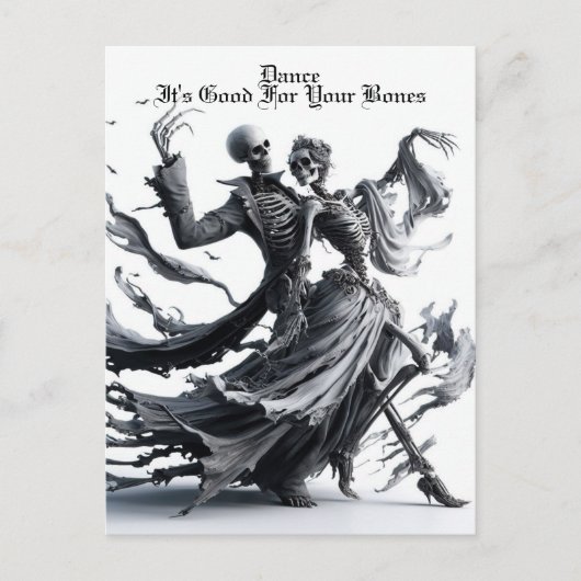 Skeleton Briefkaart (Voorkant)