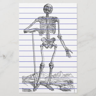 Skeleton Briefpapier