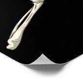 Skeleton Broken Heart Bones Divorce Breakup Heartb Poster (Hoek)