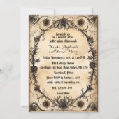 Skeleton bruid en bruidegom eerste dans kaart (Achterkant)