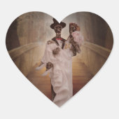 Skeleton bruid en bruidegom stickers (Voorkant)