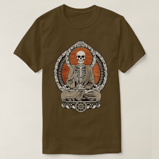 Skeleton Buddha T-shirt (Design voorkant)