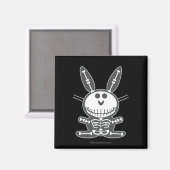 Skeleton Bunny Magneet (Voorkant / Achterkant)