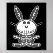 Skeleton Bunny Poster (Voorkant)