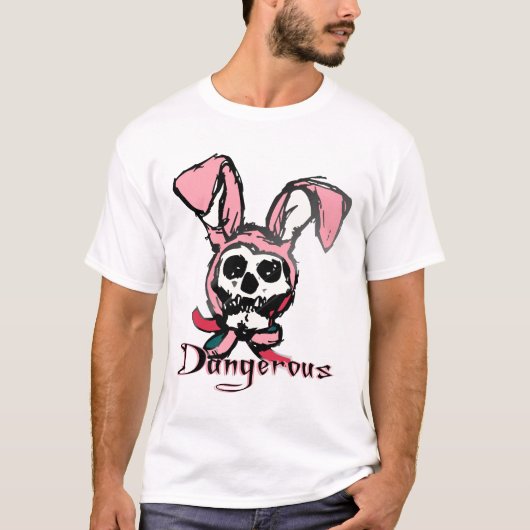 Skeleton Bunny Shirt (Voorkant)
