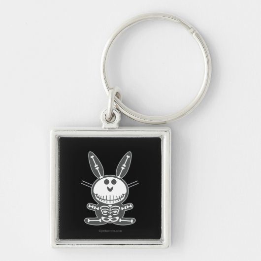 Skeleton Bunny Sleutelhanger (Voorkant)