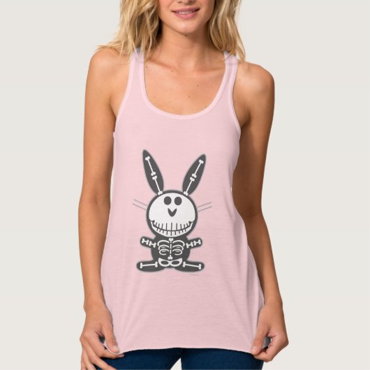 Skeleton Bunny Tanktop (Voorkant)