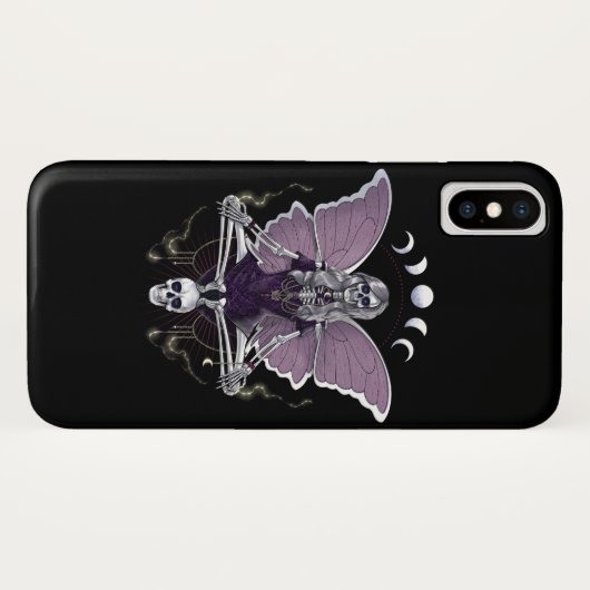 Skeleton Butterfly Goth Case-Mate iPhone Case (Achterkant (horizontaal))